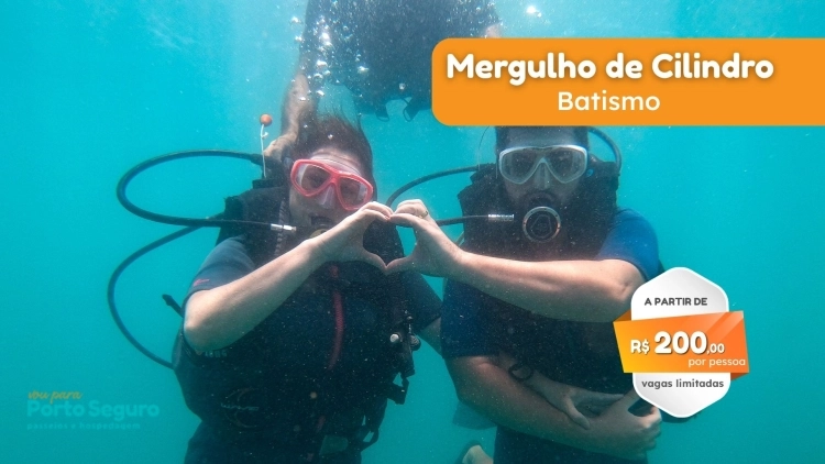 MERGULHO DE CILINDRO BATISMO - Passeio Navega&ccedil;&atilde;o - SINAL DE RESERVA